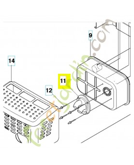 Deflecteur de chaleur
