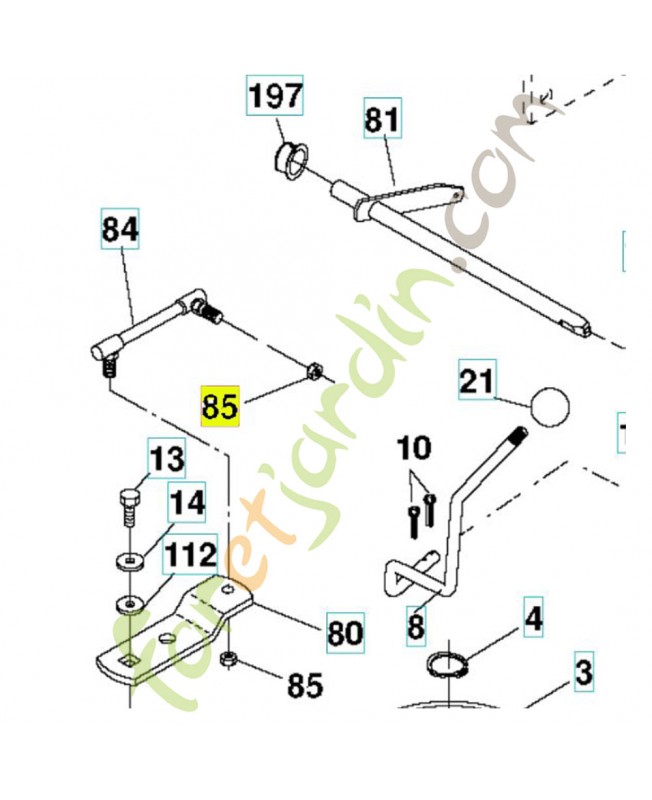 Écrou référence 532150360