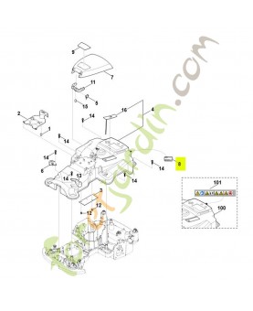 Plaque signalétique référence 6301-967-1830