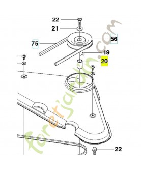Pièce d'espacement référence 535428801