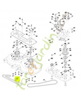 Courroie référence 6170-764-0901