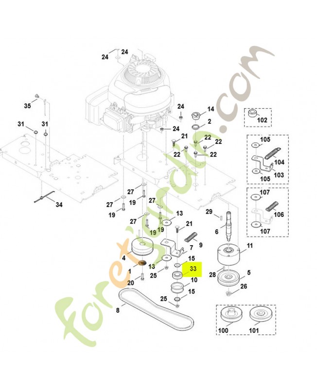 Roulement référence 9503-003-6841