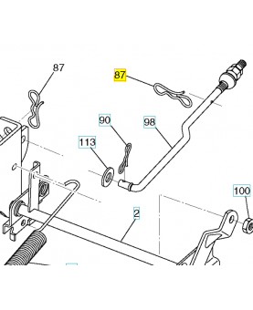 Epingle de sécurité Husqvarna ref. 532194209