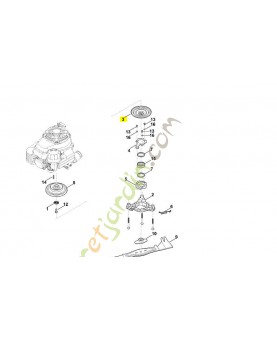 Cloche d'embrayage stihl réf : 6378-160-2901