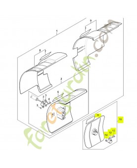 Pièce de protection référence 4601-710-8110