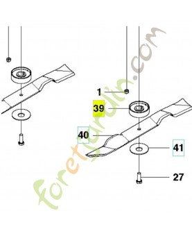 Support de lame référence 577791101