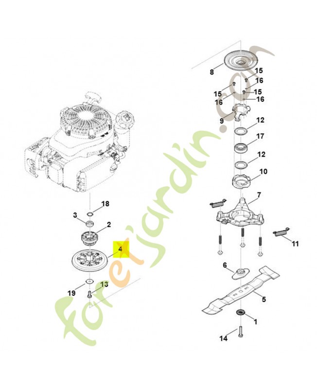 Tambour d'accouplement référence 6364-160-2905
