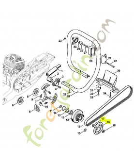Roue de lanceur référence 4224-190-0550