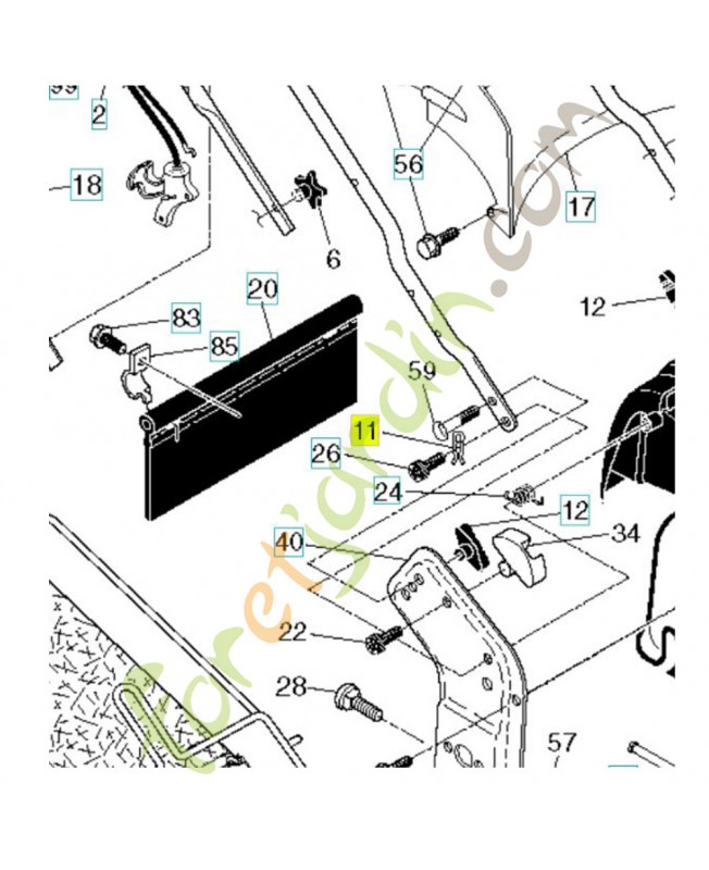 Clavette référence 532425575 Clavette référence 532425575