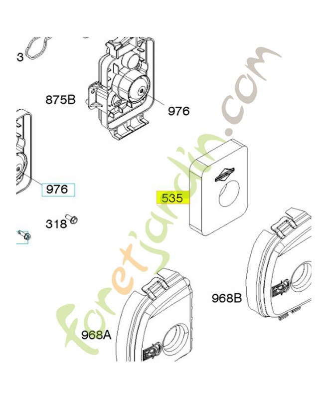 Filtre à air référence 585617301