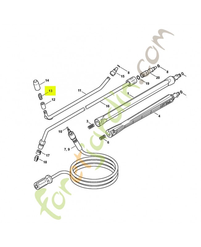 Buse référence 4900-502-1001