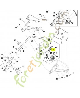 Ressort de commande référence 6338-435-2205