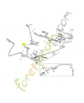 Vis m8x30 din933-8.8 stihl réf : 9008-319-1860