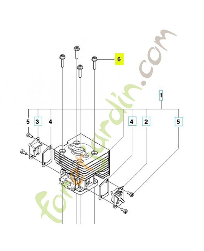 Boulon référence 506745201 Boulon référence 506745201