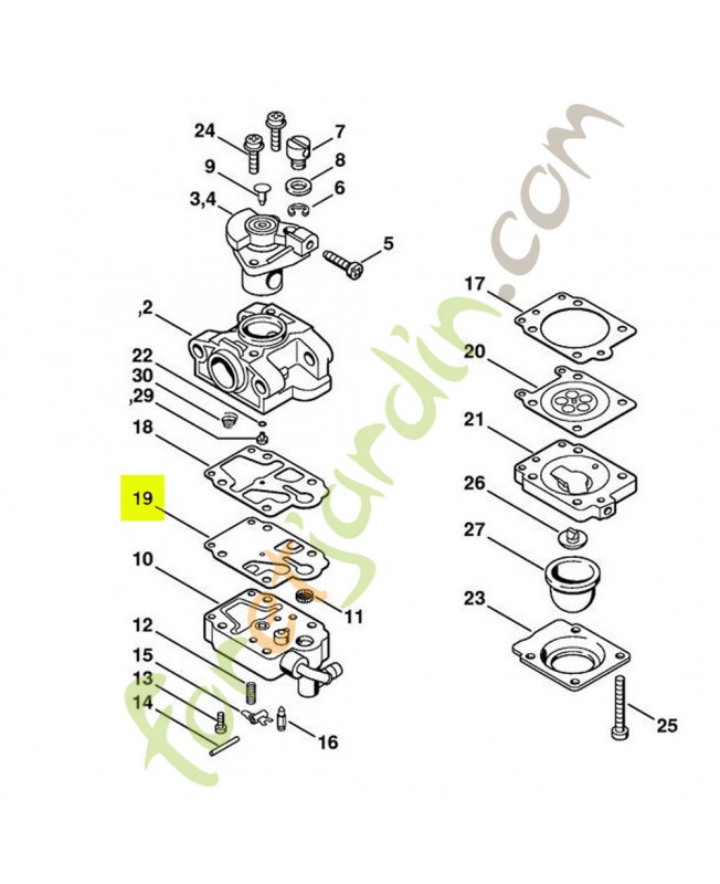 Membrane pompe référence 4126-121-4800