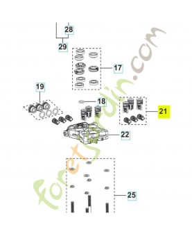 Soupape référence 592617653