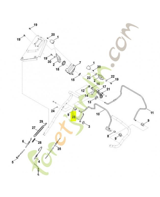 Pièce de raccordement référence 6374-764-2000
