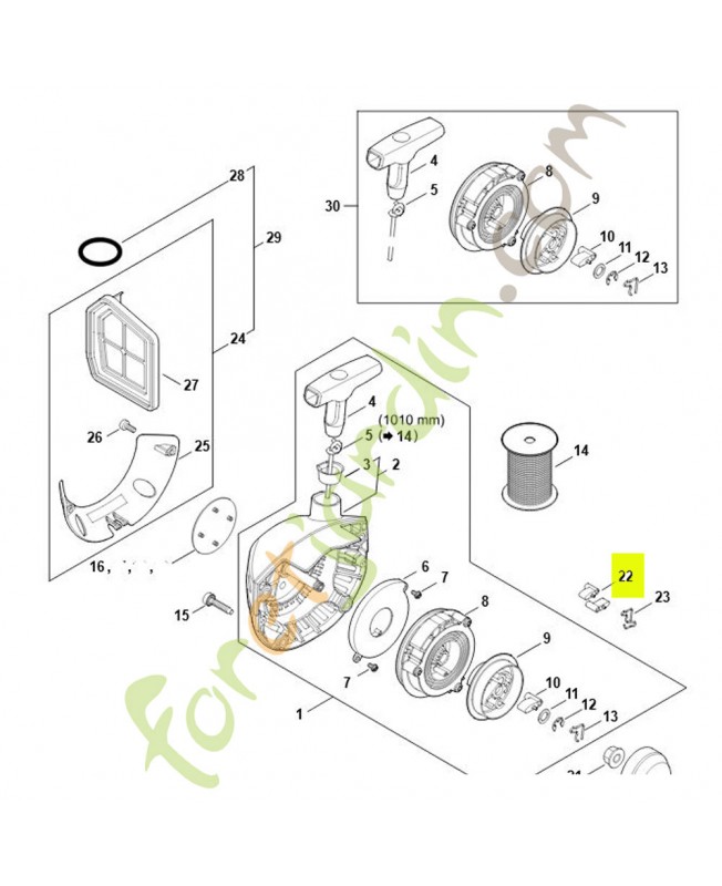 Cliquet 0000-195-7200. Pièce de rechange Sithl
