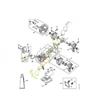 Ressort coude Stihl Réf 0000-998-0604