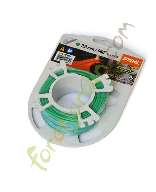 Fil nylon pour débroussailleuse 2 mm x 14 m STIHL 0000-930-2416 Fil nylon pour débroussailleuse 2 mm x 14 m STIHL 0000-930-2416