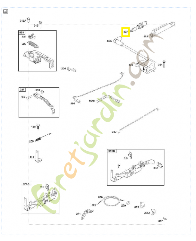 692051 Bougie allumage