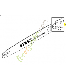 roulette nez de guide chaine tronconneuse Stihl