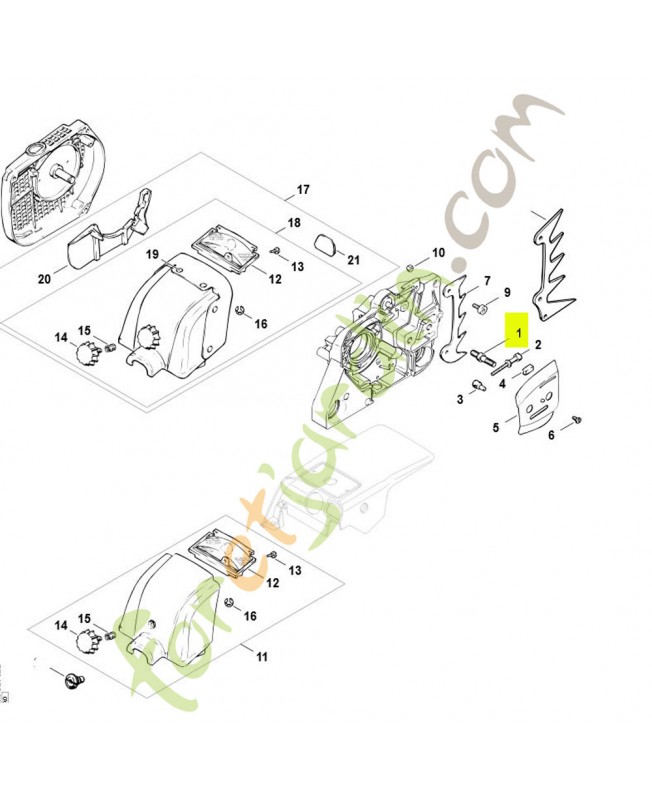 Vis à embase M8 Stihl Réf 0000-953-6605