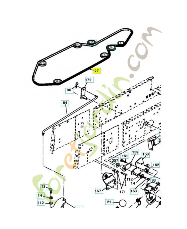 Courroie de traction référence 583294701