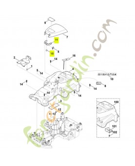 Boulon référence 6301-700-6701