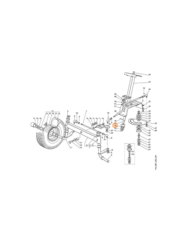 Pignon Stihl Réf 6125-704-7400