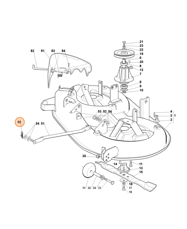 Epingle axe  9340-003-0410 en stock