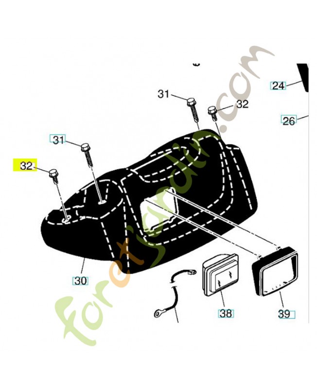 Boulon référence 594975601