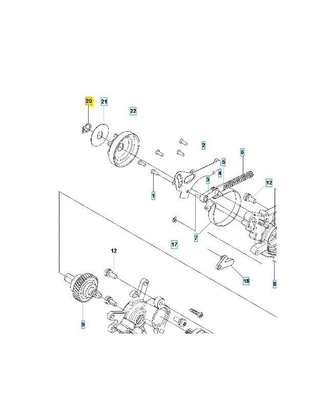 clips husqvarna 574797701