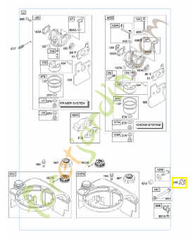 298090s Filtre carburant 0003-000-0103. Pièce de rechange pour moteur thermique Briggs et Straton