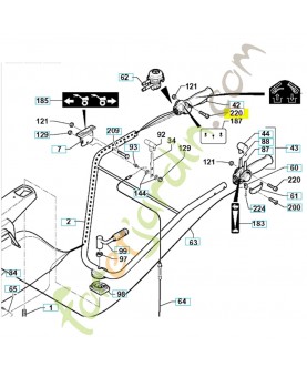 vis husqvarna référence 580407801 Remplace référence 519653026