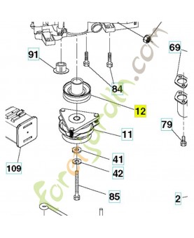 Poulie référence 532405097