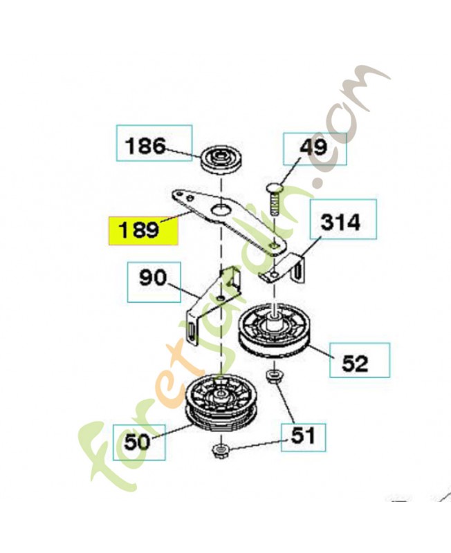 Bras référence 583492701 Bras référence 583492701