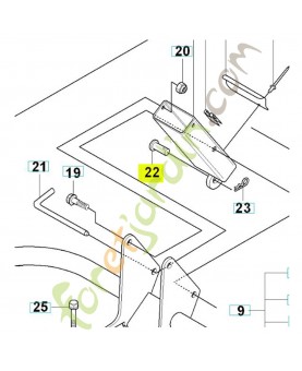 Boulon référence 721861701
