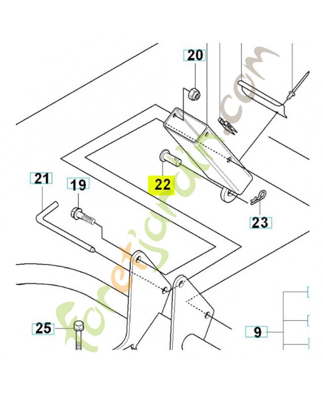 Boulon référence 721861701