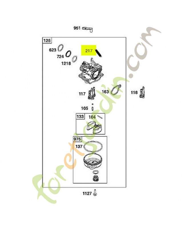 Ressort - renvoi de starter