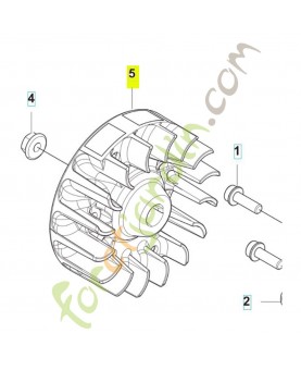Volant 537249602 husqvarna