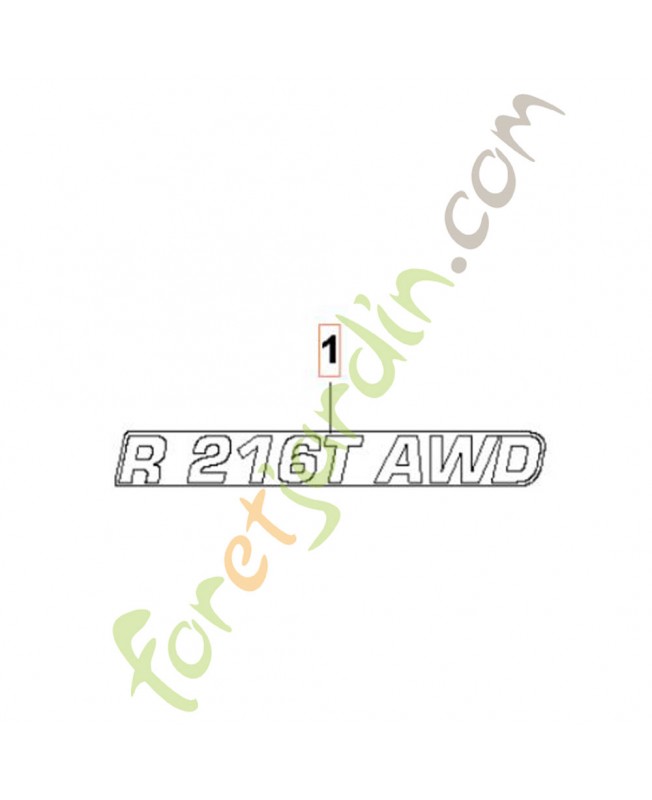 Autocollant référence 578364518