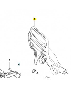 levier husqvarna 593243401