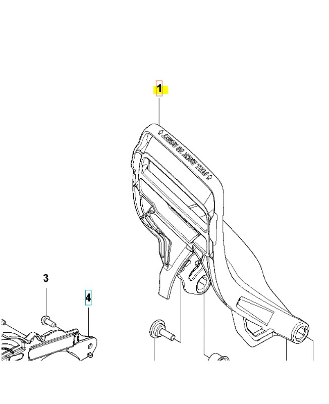 levier husqvarna 593243401