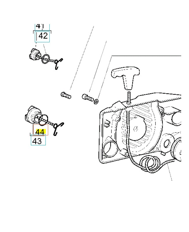 joint torique 538235510. Pièce de rechange Husqvarna