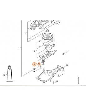 plaque palier stilh 48596408400