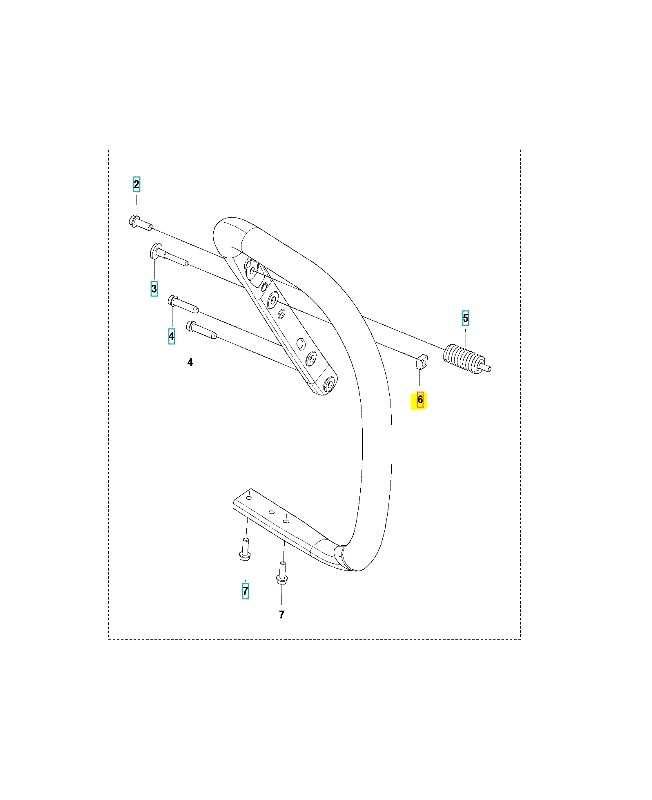 Ecrou carré husqvarna ref. 503226601