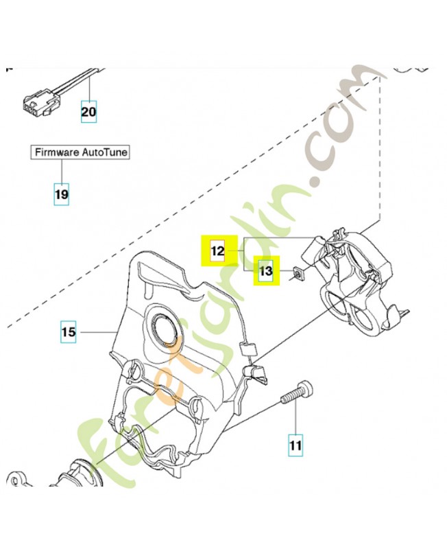Bride 523064002- Pièce de détachée Husqvarna