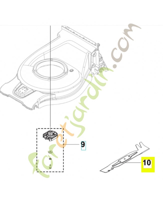 Couteau 37cm collect