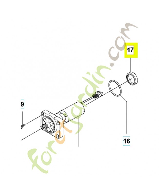 Bague de protection  529460101- Pièce détachée Husqvarna
